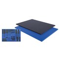 5S Tool Box Foam Organizer – 1/2" Thick Black Closed-Cell Foam, 10.625" X 22.25", Cut Custom Shapes For Tools