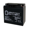MIGHTY MAX BATTERY 12-Volt 22 Ah SLA  Sealed Lead Acid  GEL AGM Type Replacement Battery For Mobility And Ups Systems 2 Pack Ml22 12gelmp2