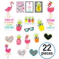 Carson Dellosa Simply Stylish Tropical Motivational Mini Bulletin Board ...