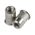 Huyett Rivet Nut, 3/8"-16 Thread Size, 0.685 in Flange Dia., .690 in L ...