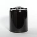 Pipeline Packaging Tight Head Pail, Steel, Black, 5 gal., UN Rating Liquid: Y2.0/300 01-19-079-00285