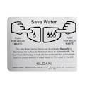 Sloan Wes22 Wall Plate Electronic Df Spanish 0372040