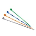 Panduit Cable Tie, 4"L, Nylon, Orange/White, PK50 PLT1M-L3-10