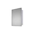 Ketcham 16" x 22" Deluxe Recessed Mounted SS Framed Medicine Cabinet 172