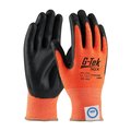 Pip Hi-Vis Cut Resistant Coated Gloves, A4 Cut Level, Nitrile, M, 12PK 19-D340OR/M