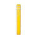 Post Guard Post Sleeve, 4.5" Dia, 52" H, Yellow/Blu CL1385YBT