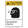 Brady Sign, Caution, 14X10", Aluminum, Sign Background Color: White 48996