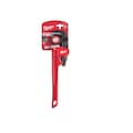 Milwaukee Tool 12 in L 2 in Cap. Alloy Steel Straight Pipe Wrench 48-22-7112