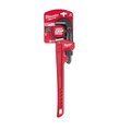 Milwaukee Tool 18 in L 2 1/2 in Cap. Alloy Steel Straight Pipe Wrench 48-22-7118