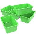 Storex Cubby Bin, Green, 5 PK 62417U05C