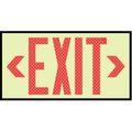 Nmc Glo Exit Red Reflective Framed 7310