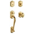 Baldwin Estate Entry Handlesets Lifetime Brass 85327.003.ENTR