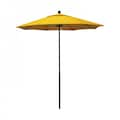 California Umbrella Patio Umbrella, Octagon, 92.38" H, Sunbrella Fabric, Sunflower Yellow 194061011164