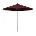 March Patio Umbrella, Octagon, 105" H, Pacifica Fabric, Burgundy 194061012543