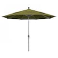 California Umbrella Patio Umbrella, Octagon, 110.5" H, Pacifica Fabric, Palm 194061013410