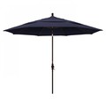 California Umbrella Patio Umbrella, Octagon, 110.5" H, Sunbrella Fabric, Navy 194061013793