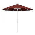 California Umbrella Patio Umbrella, Octagon, 102.38" H, Sunbrella Fabric, Henna 194061017999