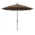 California Umbrella Patio Umbrella, Octagon, 109.5" H, Sunbrella Fabric, Cocoa 194061020722