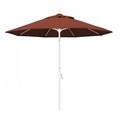 California Umbrella Patio Umbrella, Octagon, 101" H, Sunbrella Fabric, Terracotta 194061026809
