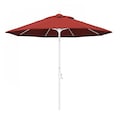 California Umbrella Patio Umbrella, Octagon, 101" H, Olefin Fabric, Red 194061027066