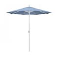 California Umbrella Patio Umbrella, Octagon, 95.5" H, Sunbrella Fabric, Air Blue 194061030356