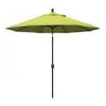 California Umbrella Patio Umbrella, Octagon, 101" H, Sunbrella Fabric, Parrot 194061032930
