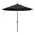 California Umbrella Patio Umbrella, Octagon, 101" H, Olefin Fabric, Black 194061033395
