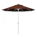 California Umbrella Patio Umbrella, Octagon, 101" H, Sunbrella Fabric, Bay Brown 194061033968