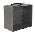 Disco Gray Small Metal Cabinet 10 3/4" For 5 Small Trays 80352