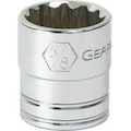 Kd Tools 1/4" Drive, 1/4" SAE Socket, 12 Points 80212