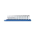 Kd Tools Metric Mid Length Socket Set, 13 Piece 1/4" Drive 6 Point KDT80304S