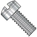 100pc #10-24 X 1" Fillister Head Slotted Machine Screws – Steel, Dull Zinc, Grade 2