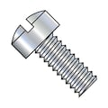 Zoro Select #10-24 x 2-1/4 in Slotted Fillister Machine Screw, Zinc Plated Steel, 1000 PK 1036MSL