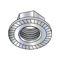 Zoro Select Flange Nut, 5/16"-18, Steel, Zinc Baked, 0.5 in Hex Wd, 1500 PK 31NRL
