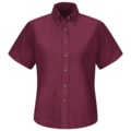 Red Kap Wms Ss Button Down Poplin Shirt-By SP81BY SS 20