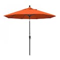 California Umbrella Patio Umbrella, Octagon, 102.38" H, Sunbrella Fabric, Melon 194061039113