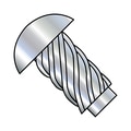 Zoro Select Thumb Screw, #4 Thread Size, Round, Zinc Plated Steel, 3/4 in Lg, 10000 PK 0412U