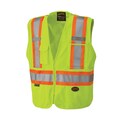 Pioneer Break Away Zip Vest, Green, 2XL V1021260U-2XL