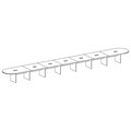 Officesource OS Laminate Conference Tables - Expandable Racetrack ...