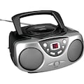 Sylvania Portable CD Boom Box with AM/FM Radio (Black) SRCD243M BLACK ...
