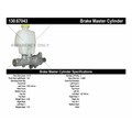 Centric Parts Premium Master Cylinder - Preferred, 130.67043 130.67043