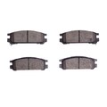 Dynamic Friction Keramik Bremsbeläge – Set Hinten, 3000 Serie, Geringer Staub