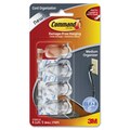 3M 3M MMM17303CLR Cord Clips; Large; 3 Adhesive Strips; 2-PK; Clear ...
