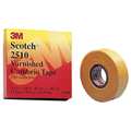 3M Electrical Tape, 7 mil, 3/4"x60 ft., Yellow, PK20 2510-3/4x60FT