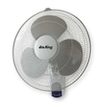 Air King 16" Wall Mount Fan, Oscillating, 3 Speeds, 120VAC, Remote Control 9046