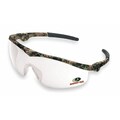 Crews Safety Glasses, Wraparound Clear Polycarbonate Lens, Scratch-Resistant MO110