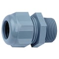 Abb Installation Products Liquid Tight Connector, 1/2 in., Cord, Gray CC-NPT-12-G-2