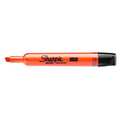 Sharpie Smear Guard Highlighter, Chisel Tip Fluorescent Orange PK12 25006