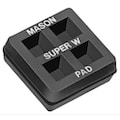 Mason Vibration Iso Pad, 2x2x3/4 In, PK2 2LVR4