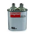 Dayton Motor Run Capacitor, Oval, 370V AC, 7.5 mfd, 2 13/16 in Overall H 2MDV6